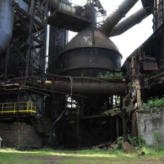 Steel factory wallpaper