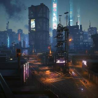 Gaming Cyberpunk city wallpaper