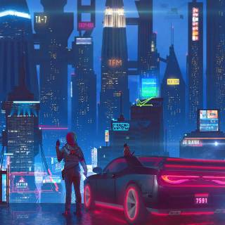 Gaming Cyberpunk city wallpaper