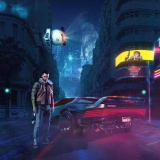 Gaming Cyberpunk city wallpaper