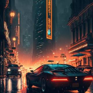 Gaming Cyberpunk city wallpaper