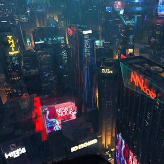 Gaming Cyberpunk city wallpaper