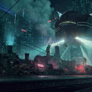 Gaming Cyberpunk city wallpaper