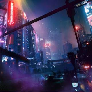 Gaming Cyberpunk city wallpaper