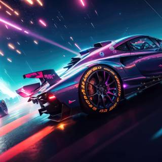 4k track cars wallpaper