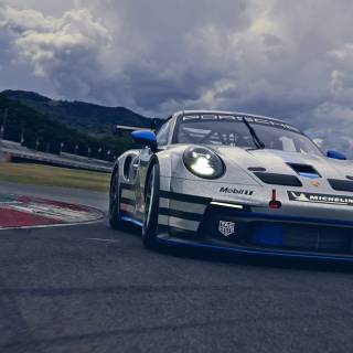 4k track cars wallpaper