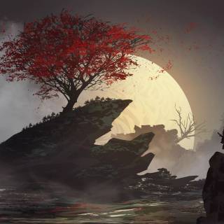 Samurai 4k laptop wallpaper