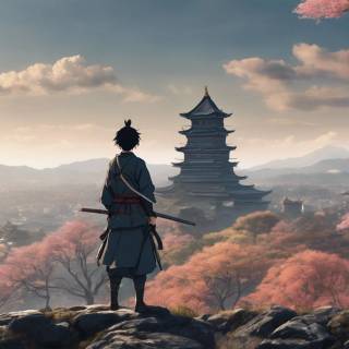 Japan samurai 4k wallpaper