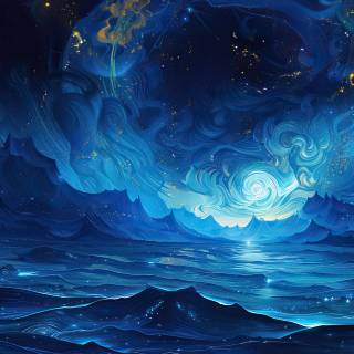 4k blue ocean wallpaper