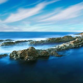 4k blue ocean wallpaper