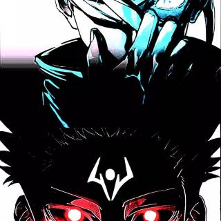 Gojo vs Sukuna phone wallpaper