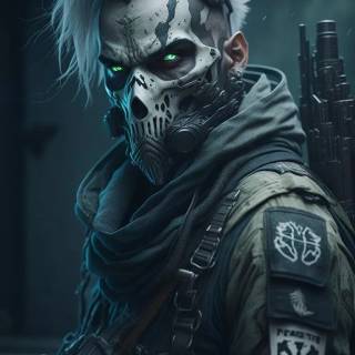 Ghost iPhone 4k wallpaper