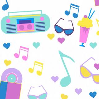 iPhone 80s wallpaper