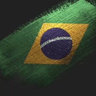 Brazil flag iPhone wallpaper
