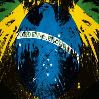Brazil flag iPhone wallpaper