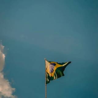 Brazil flag iPhone wallpaper