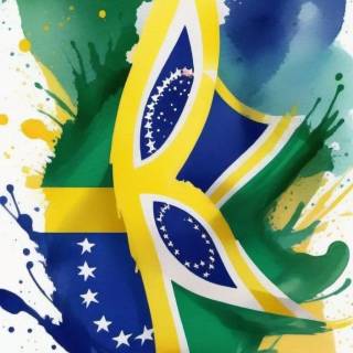 Brazil flag iPhone wallpaper