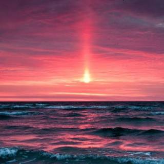 iPhone beach sunset wallpaper