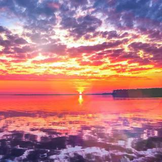 iPhone beach sunset wallpaper