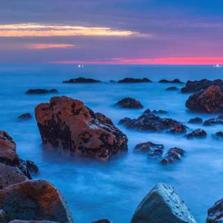 iPhone beach sunset wallpaper