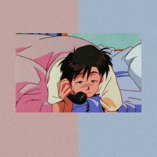 70s anime phone wallpaper