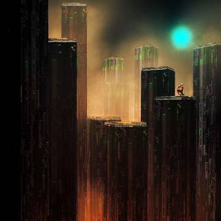 Dystopian phone wallpaper