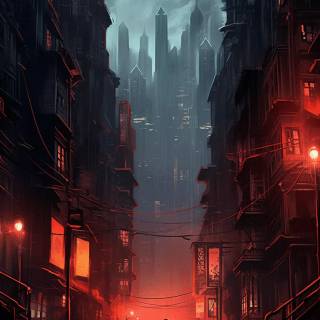 Dystopian phone wallpaper