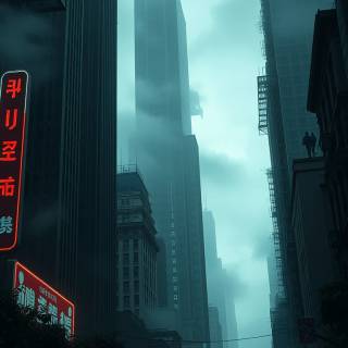 Dystopian phone wallpaper