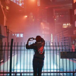 Dystopian phone wallpaper