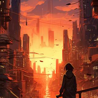 Dystopian phone wallpaper