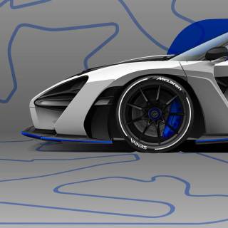 McLaren Senna GTR iPhone wallpaper