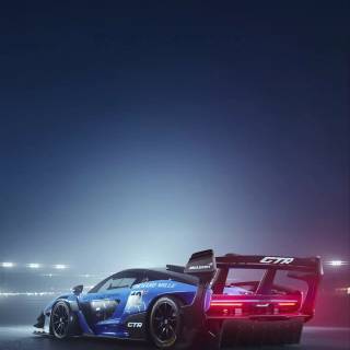 McLaren Senna GTR iPhone wallpaper
