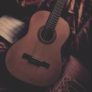 Acoustic guitar phone wallpaper