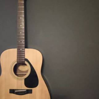 Acoustic guitar phone wallpaper