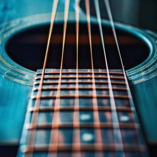Acoustic guitar phone wallpaper