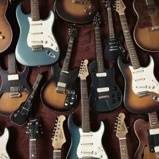 Acoustic guitar phone wallpaper