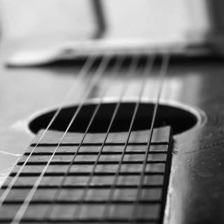 Acoustic guitar phone wallpaper