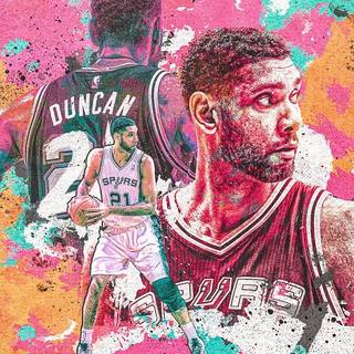 Tim Duncan iPhone wallpaper