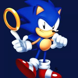 Classic Sonic phone wallpaper