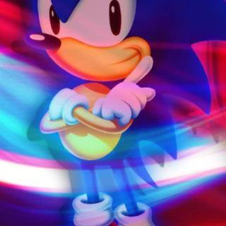Classic Sonic phone wallpaper