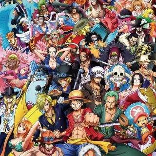 Luffy crew phone wallpaper