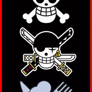 Luffy crew phone wallpaper