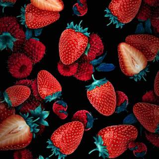 Strawberry iPhone wallpaper