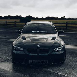 Black BMW phone wallpaper
