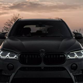 Black BMW phone wallpaper