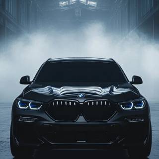 Black BMW phone wallpaper