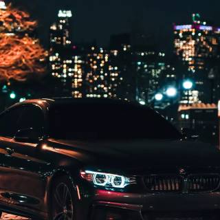 Black BMW phone wallpaper