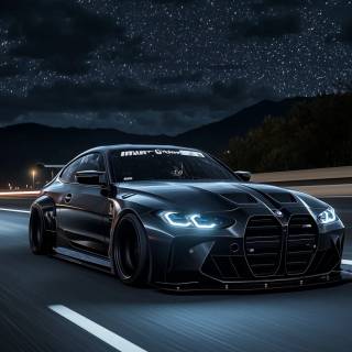 Black BMW phone wallpaper