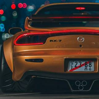 Mazda Rx-7 iPhone wallpaper