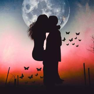 Love couple iPhone wallpaper